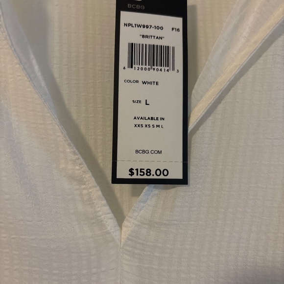 BCBG MaxAzria white blouse - Picture 2 of 7